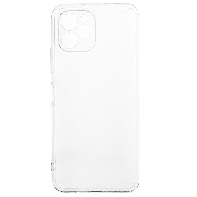 For Huawei nova Y61 4G Transparent Ultra-Thin Flexible TPU Phone Protective Cover Anti-Scratch Back Case
