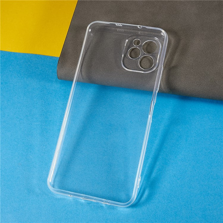 For Huawei nova Y61 4G Transparent Ultra-Thin Flexible TPU Phone Protective Cover Anti-Scratch Back Case