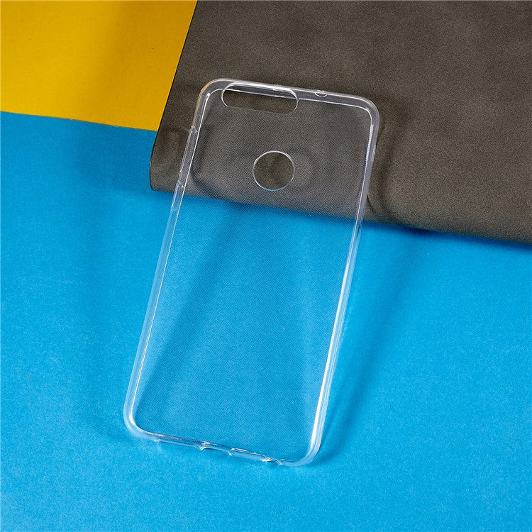For Huawei Honor 8 Shockproof Slim Case Soft TPU Clear Phone Back Case Drop-Proof Protective Cover
