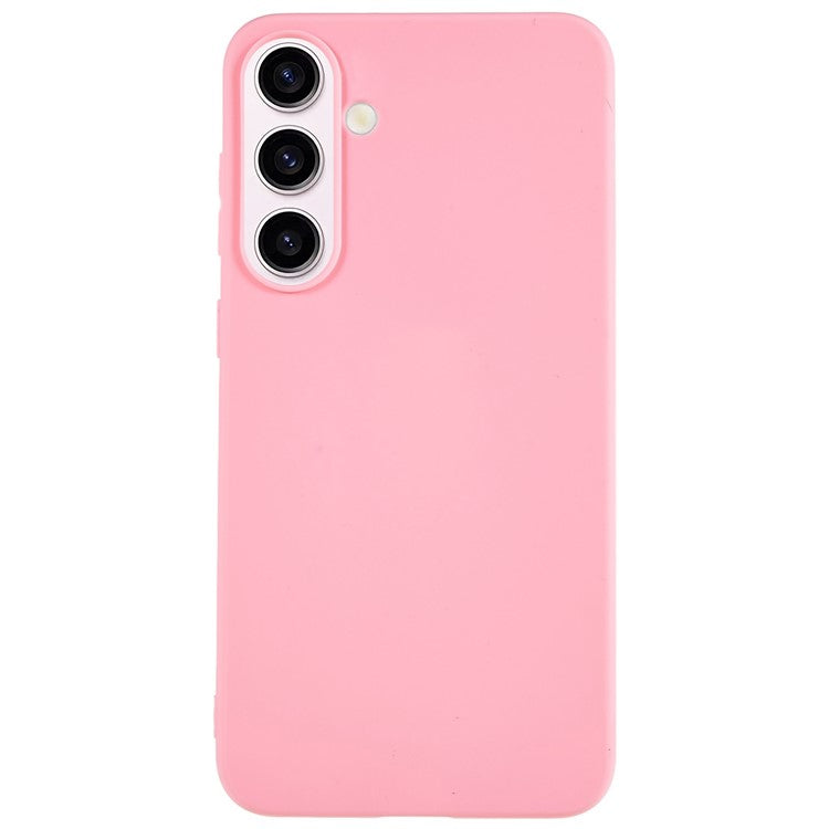 For Samsung Galaxy A34 5G Matte Back Shell, Anti-Fingerprint Soft TPU Phone Case Scratch Resistant Protective Cover - Pink