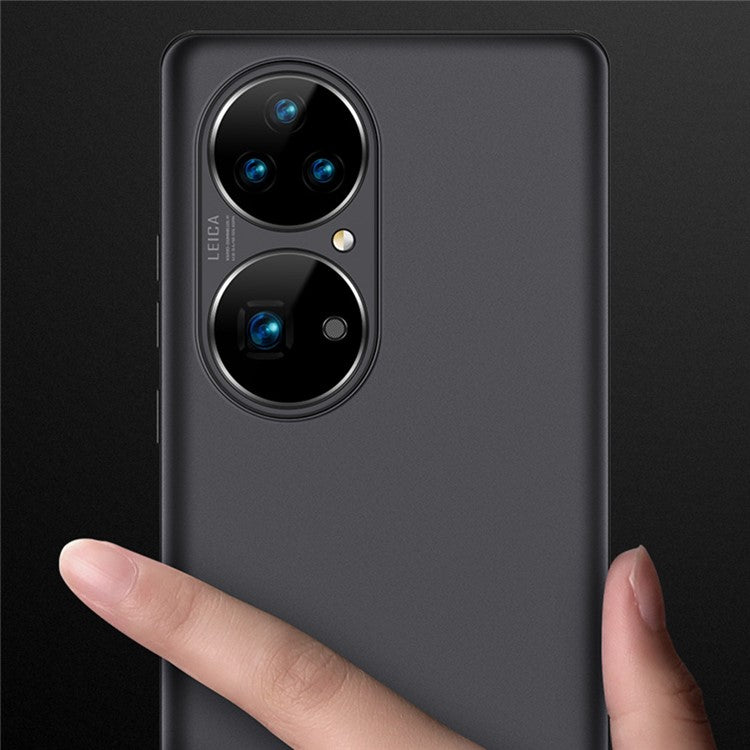 For Huawei P50 Pro 4G Ultra Thin PP Case Matte Drop-proof Protection Cell Phone Case - Transparent White