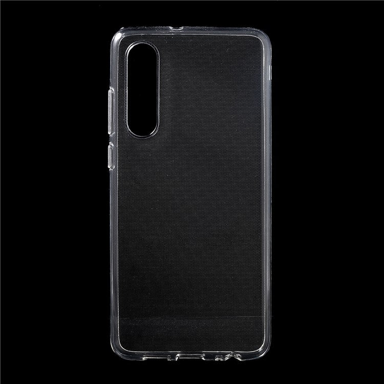 For Huawei P30 Inner Watermark-Free Flexible Clear TPU Cover Glossy Anti-scratch Protective Case (10pcs at least for Order)
