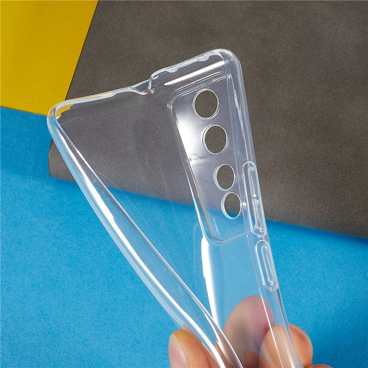 For Honor 80 GT High Transparency Phone Back Protector Ultra Thin Clear Flexible TPU Cover Phone Case