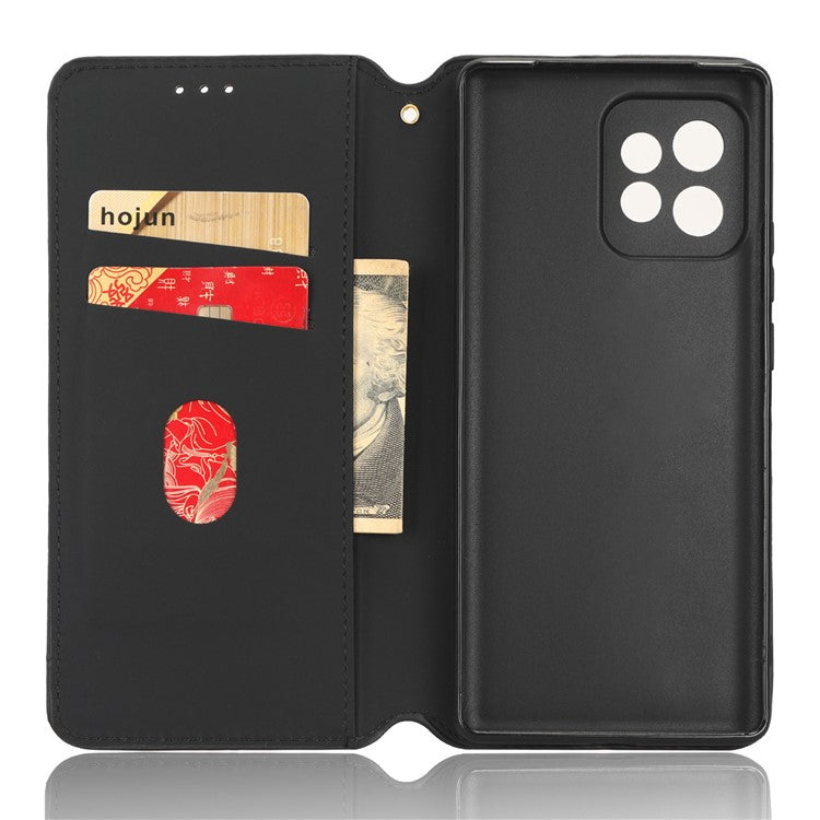 PU Leather Flip Wallet Phone Case for Motorola Moto X40 5G / Edge 40 Pro 5G / Edge+ (2023) Dustproof Shell Imprinted Rhombus Pattern Magnetic Closure Stand Cover - Purple
