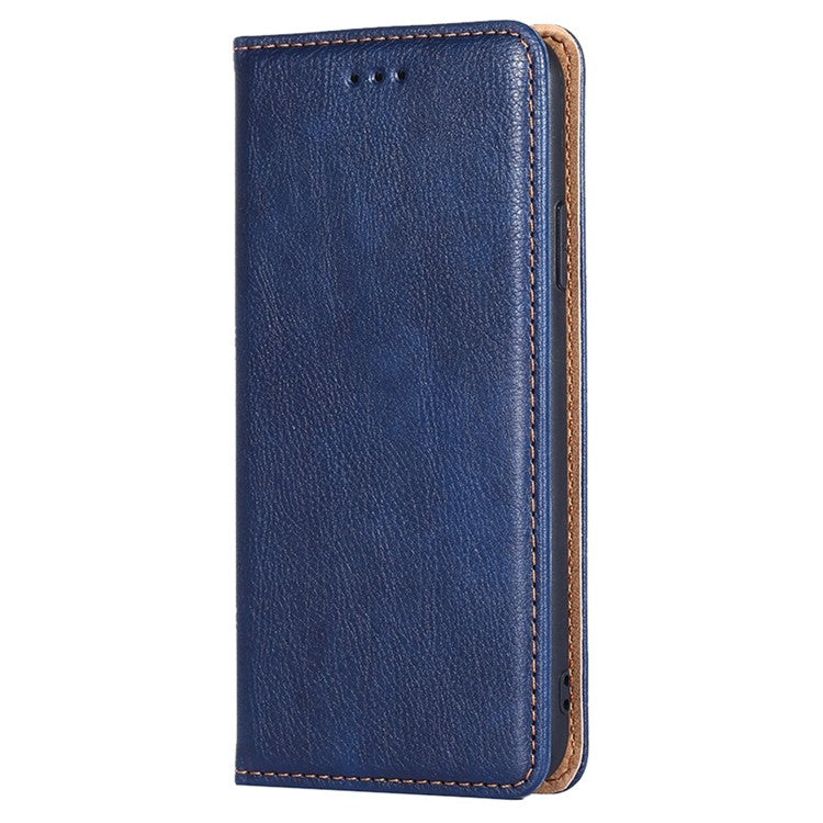 Phone Case for Honor 80 GT 5G PU Leather Protective Cover Cell Phone Wallet Stand Case - Blue