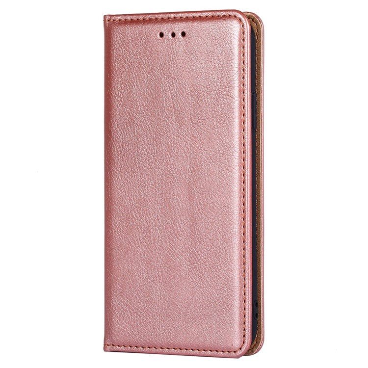 Phone Case for Honor 80 GT 5G PU Leather Protective Cover Cell Phone Wallet Stand Case - Rose Gold