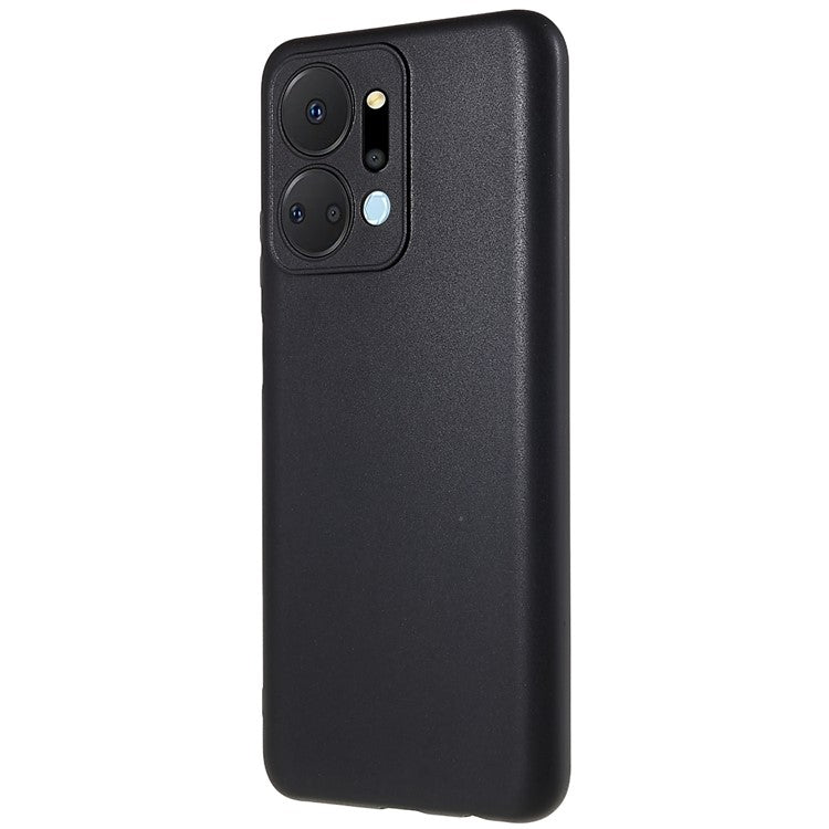 For Honor X7a 5G TPU Phone Case Matte Anti-Fingerprint Back Cover