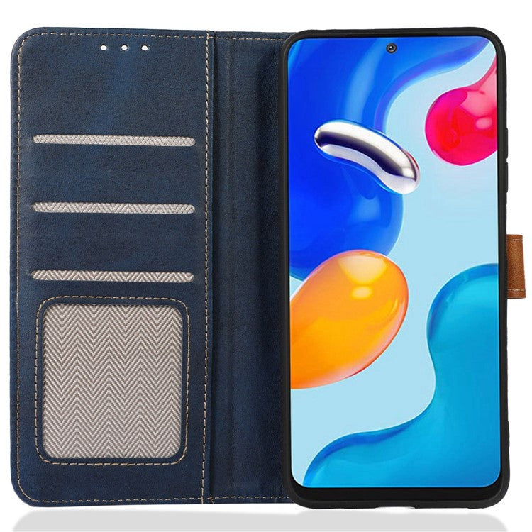 For Honor X9a 5G / X40 5G / Magic5 Lite 5G PU Leather Phone Case Calf Texture Stand Wallet Cover - Sapphire