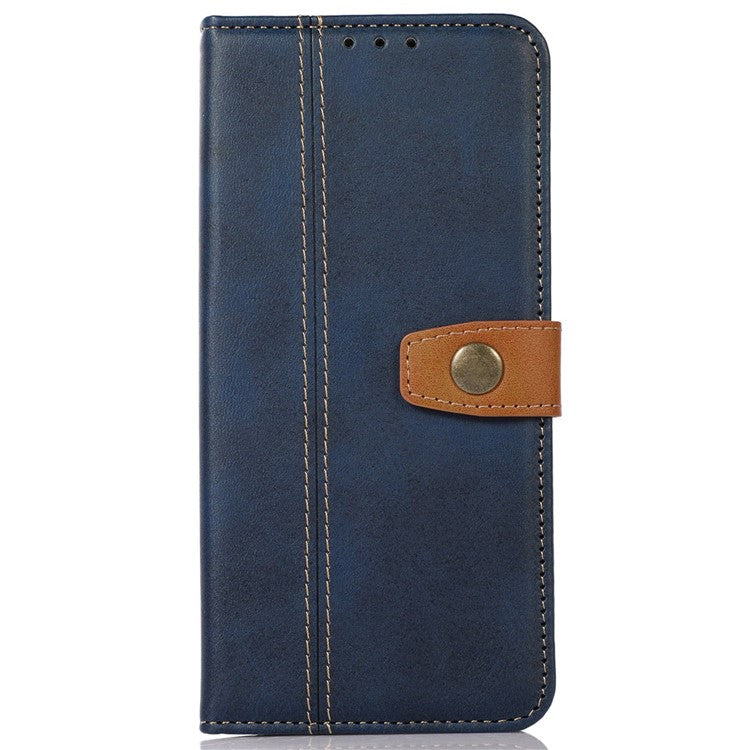 For Honor X9a 5G / X40 5G / Magic5 Lite 5G PU Leather Phone Case Calf Texture Stand Wallet Cover - Sapphire