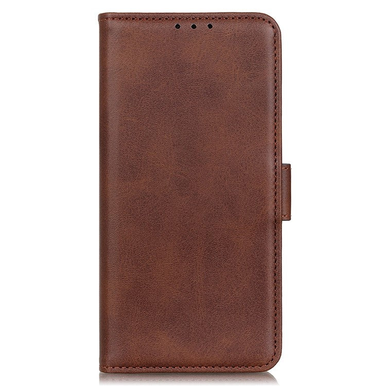 For Honor X9a 5G / X40 5G / Magic5 Lite 5G Phone Wallet Case Cowhide Texture Leather Stand Phone Cover - Brown