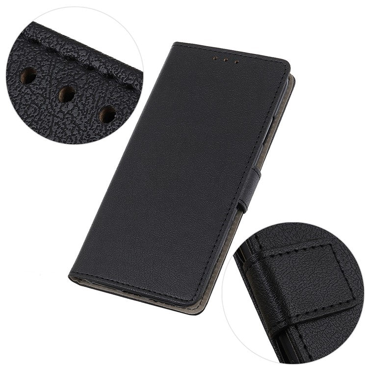 For Honor X9a 5G / X40 5G / Magic5 Lite 5G Wallet PU Leather Phone Case Stand Anti-drop Phone Cover - Black