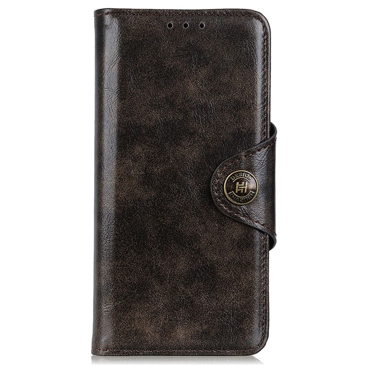 KHAZNEH For Honor X9a 5G / X40 5G / Magic5 Lite 5G Phone Cover PU Leather Wallet Stand Phone Case - Coffee