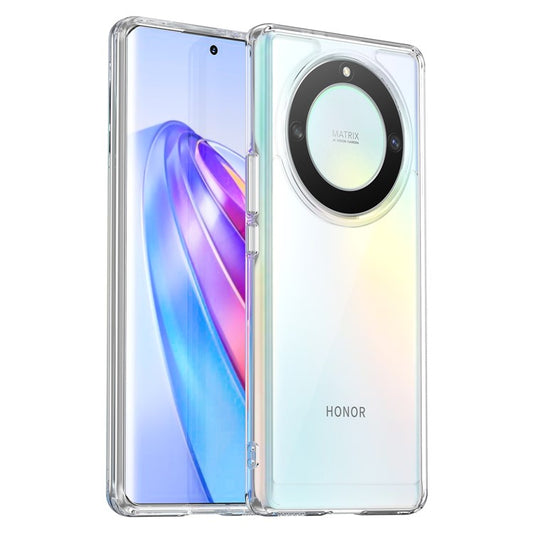 For Honor Magic5 Lite 5G / X40 5G / X9a 5G Clear Phone Case TPU + Acrylic Shockproof Protective Cover - Transparent