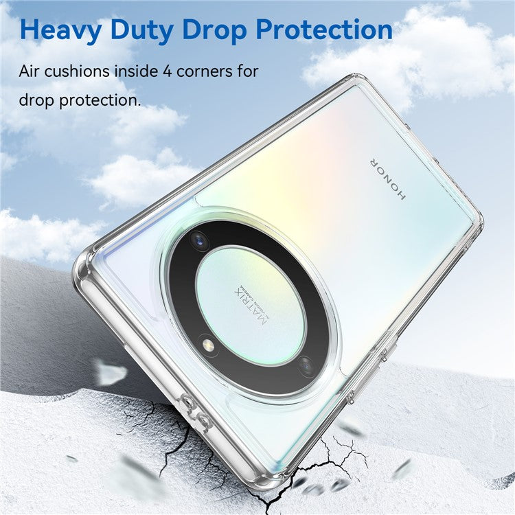 For Honor X40 5G /  X9a 5G / Magic5 Lite 5G TPU Phone Cover Candy Series Anti-scratch Smartphone Case - Transparent