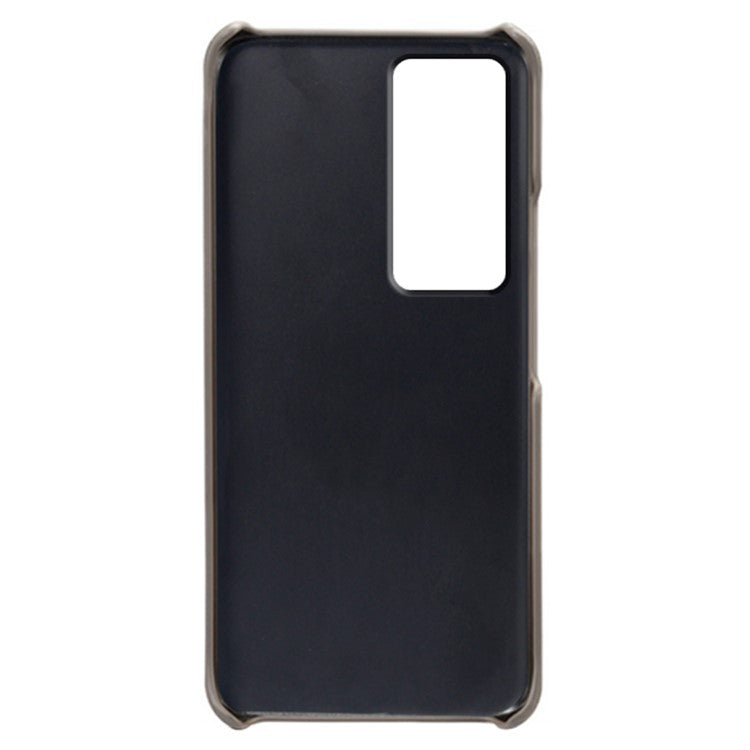 Dual Card Slots Phone Cover for Honor 80 GT 5G , PU Leather Coated+PC Phone Case - Grey