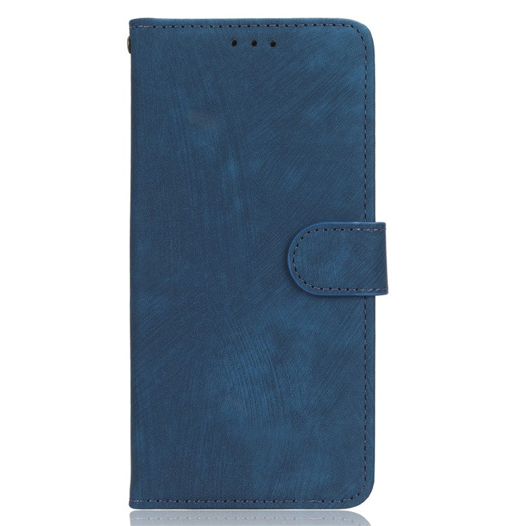 For Honor X9a 5G / X40 5G / Magic5 Lite 5G Phone Cover RFID Blocking Leather Wallet Stand Case with Strap - Blue