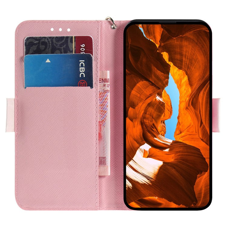 Anti-drop Phone Cover for Honor X40 5G / X9a 5G / Magic5 Lite 5G , Folio Flip Wallet Phone Case with Strap -  Stacking Squirrels