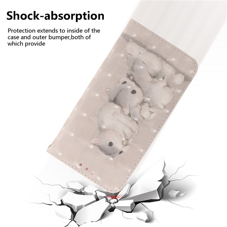 Anti-drop Phone Cover for Honor X40 5G / X9a 5G / Magic5 Lite 5G , Folio Flip Wallet Phone Case with Strap -  Stacking Squirrels