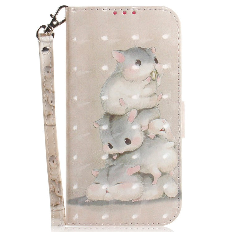 Anti-drop Phone Cover for Honor X40 5G / X9a 5G / Magic5 Lite 5G , Folio Flip Wallet Phone Case with Strap -  Stacking Squirrels