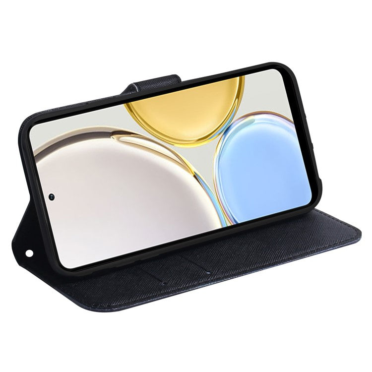 For Honor X40 5G / X9a 5G / Magic5 Lite 5G Pattern Printing Stand Cover Anti-drop PU Leather Wallet Phone Case - Panda