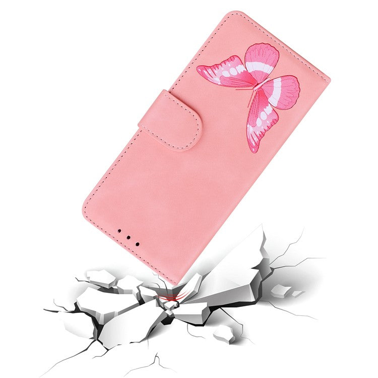 For Honor X40 5G / X9a 5G / Magic5 Lite 5G Butterfly Printing Full Protection Cover Leather Wallet Stand Phone Case - Pink