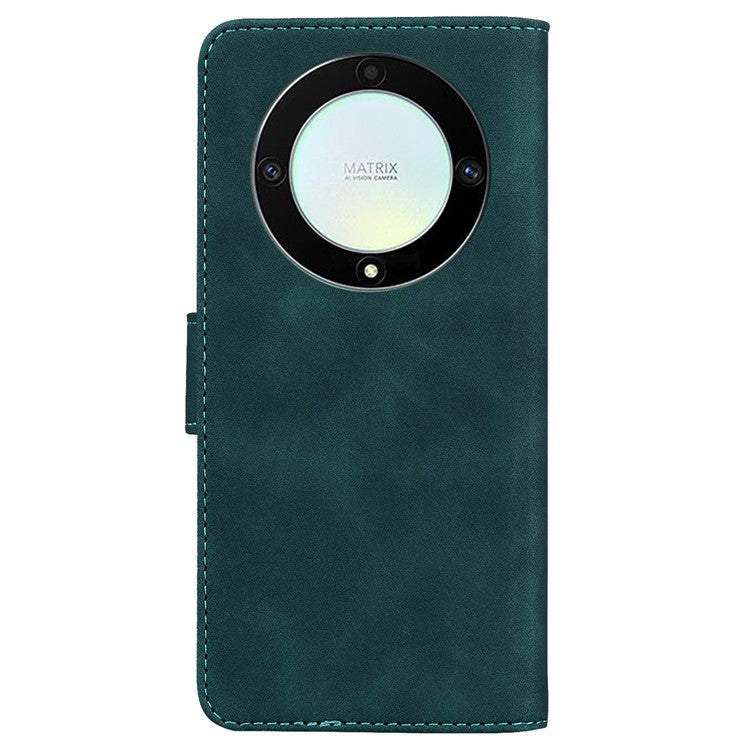For Honor X40 5G / X9a 5G / Magic5 Lite 5G Butterfly Printing Full Protection Cover Leather Wallet Stand Phone Case - Green