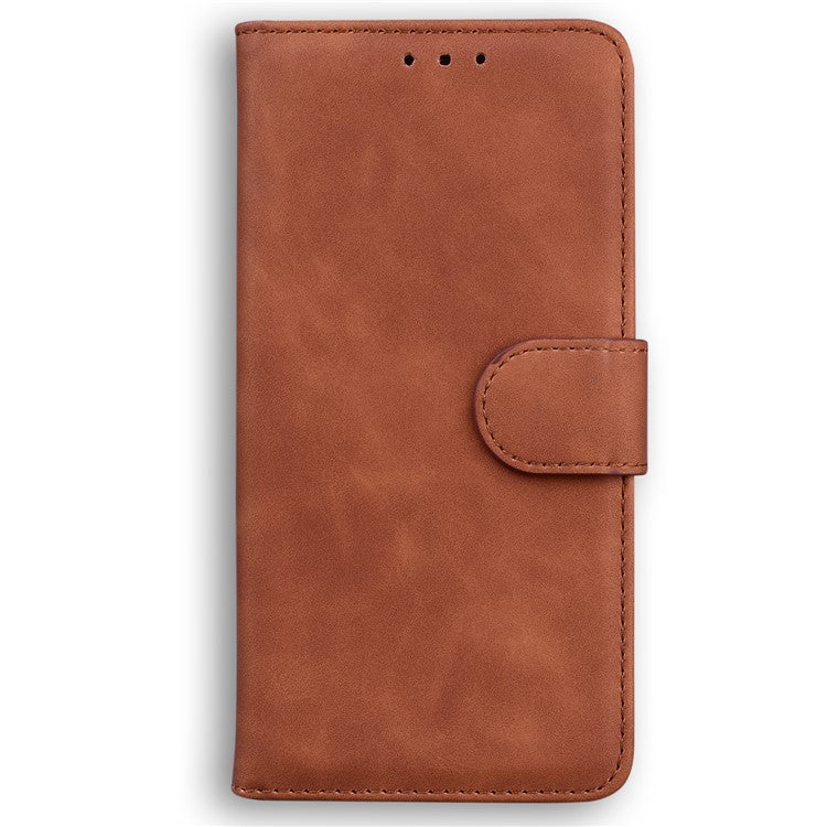 For Honor X40 5G / X9a 5G / Magic5 Lite 5G PU Leather Wallet Cover Solid Color Flip Stand Phone Case - Brown