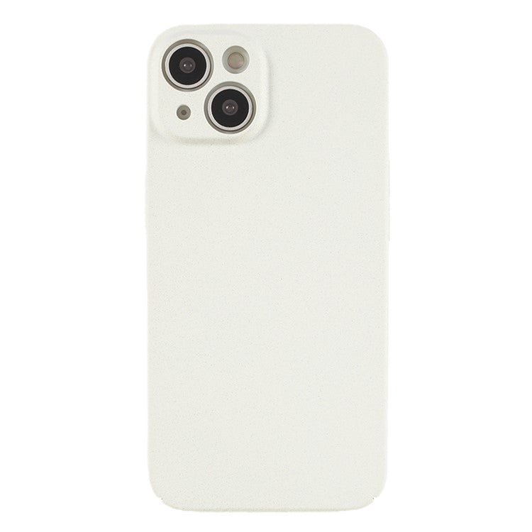 For iPhone 14 Hard PC Drop Protection Phone Case Matte Non-Slip Phone Cover - White