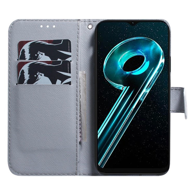 Leather Cover for Xiaomi Redmi 11A 4G / Redmi 12C 4G Phone Case Pattern Printing Anti-Scratch Wallet Shell - Tiger Head