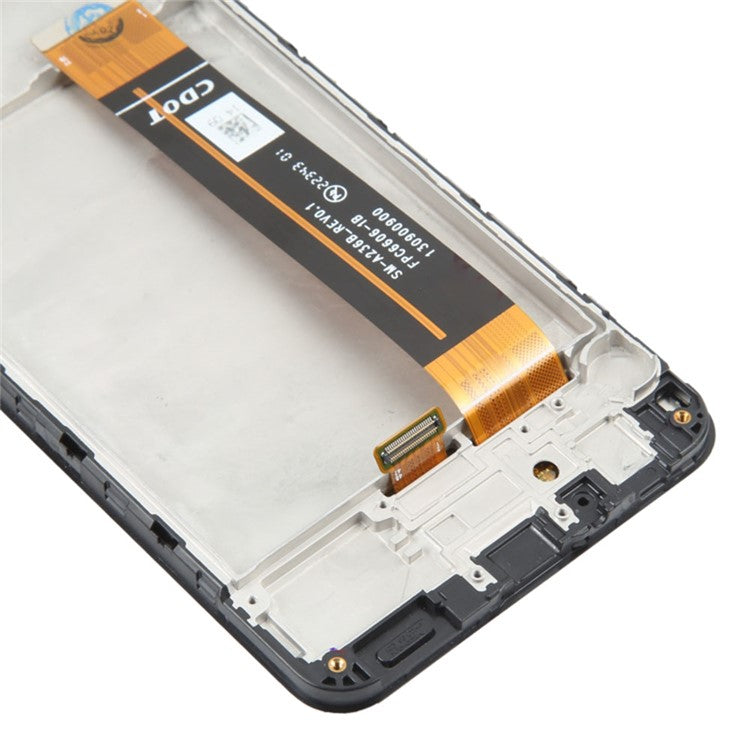 For-Samsung-Galaxy-A23-5G-(Global-Version)-A236B-Grade-C-LCD-Screen-and-Digitizer-Assembly-+-Frame-Replacement-Part-(without-Logo)