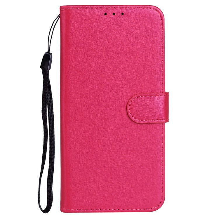B40 For Motorola Moto G73 5G Smartphone Cover Wallet Stand Anti-Dust PU Leather+TPU Cell Phone Case - Rose