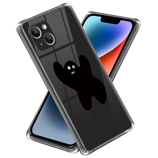 Pattern Printing Phone Case for iPhone 14 , Anti-drop TPU Mobile Phone Cover - Funny Man
