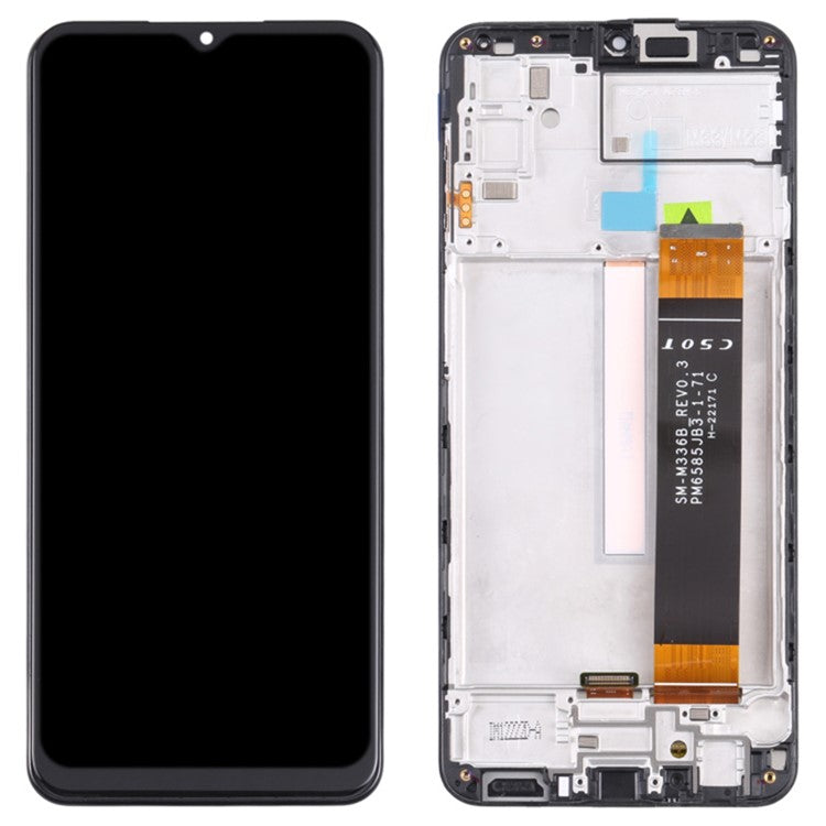 For-Samsung-Galaxy-M33-5G-(Global-Version)-M336B-OEM-Grade-S-LCD-Screen-and-Digitizer-Assembly-+-Frame-Replacement-Part-(without-Logo)