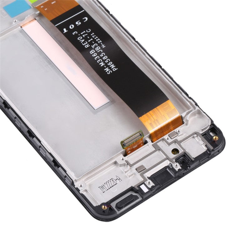 For-Samsung-Galaxy-M33-5G-(Global-Version)-M336B-OEM-Grade-S-LCD-Screen-and-Digitizer-Assembly-+-Frame-Replacement-Part-(without-Logo)