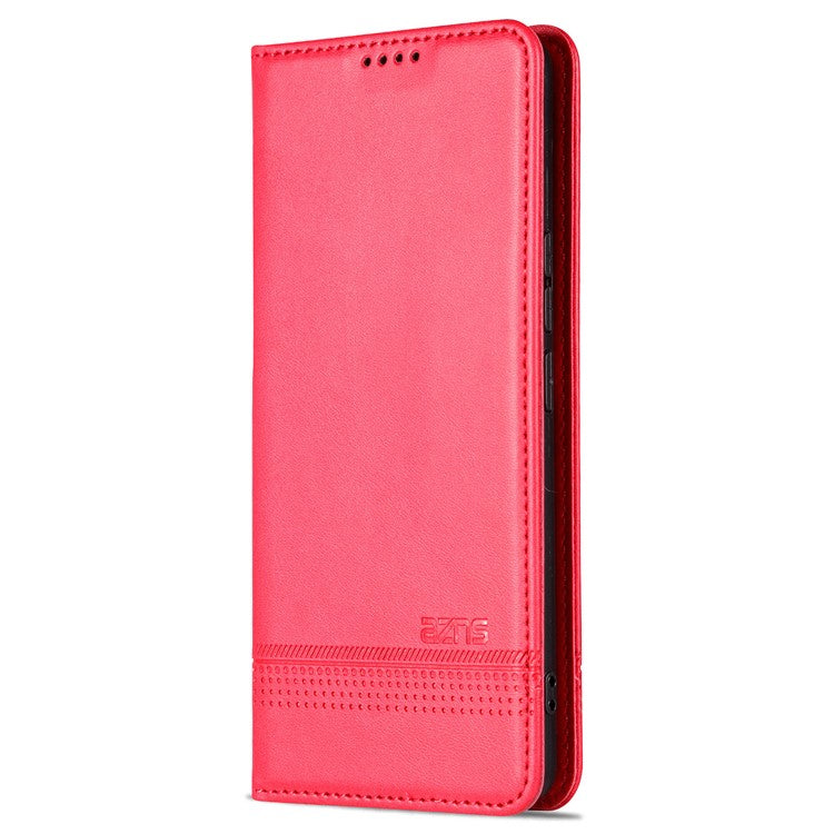 AZNS For Honor 80 GT 5G PU Leather Phone Case Wallet Foldable Stand Smartphone Cover - Red