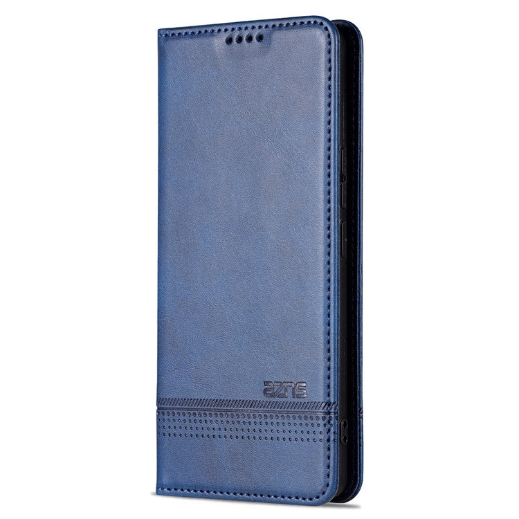 AZNS For Honor 80 GT 5G PU Leather Phone Case Wallet Foldable Stand Smartphone Cover - Blue