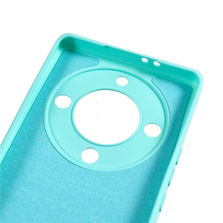 For Honor X40 5G / X9a 5G Rubberized Phone Case Fiber Lining Phone TPU Cover - Light Green