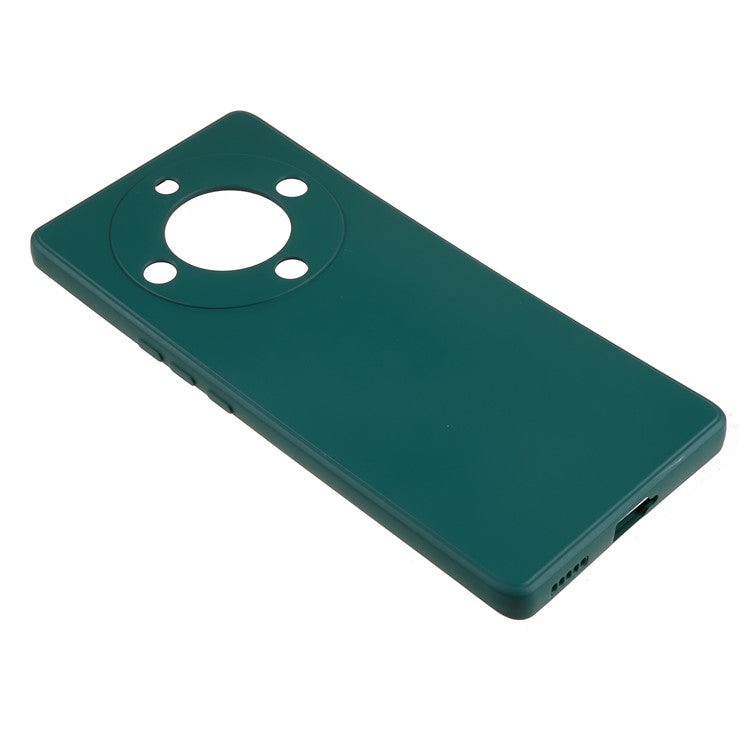 For Honor X40 5G / X9a 5G Rubberized Phone Case Fiber Lining Phone TPU Cover - Army Green