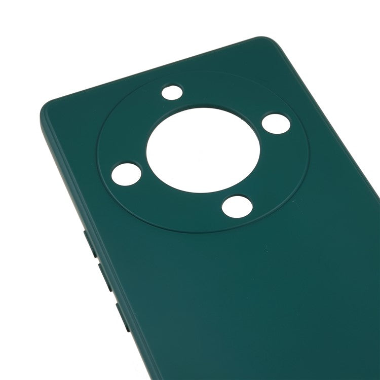 For Honor X40 5G / X9a 5G Rubberized Phone Case Fiber Lining Phone TPU Cover - Army Green