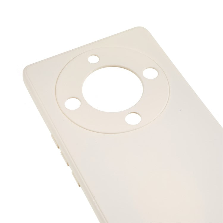 For Honor X40 5G / X9a 5G Rubberized Phone Case Fiber Lining Phone TPU Cover - White