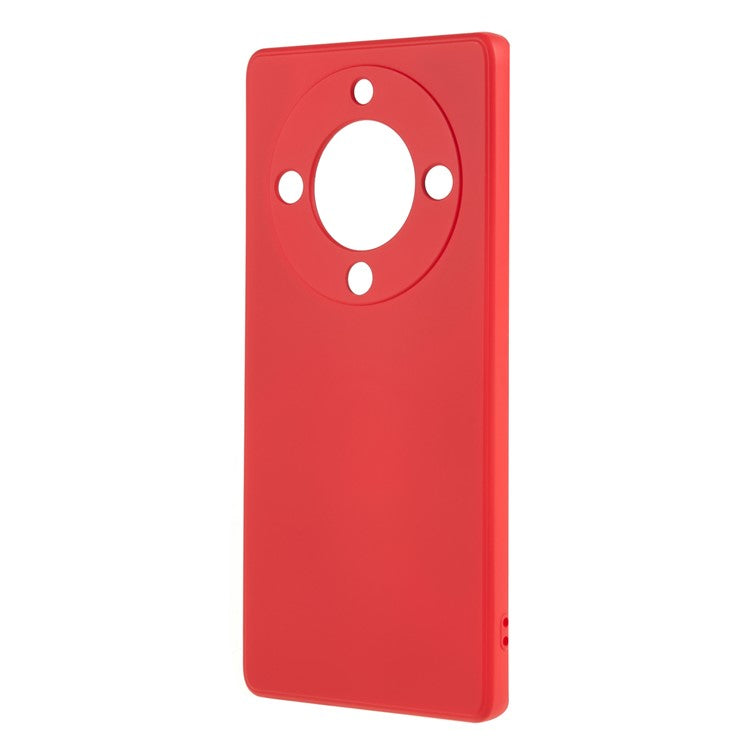 For Honor X40 5G / X9a 5G Rubberized Phone Case Fiber Lining Phone TPU Cover - Red