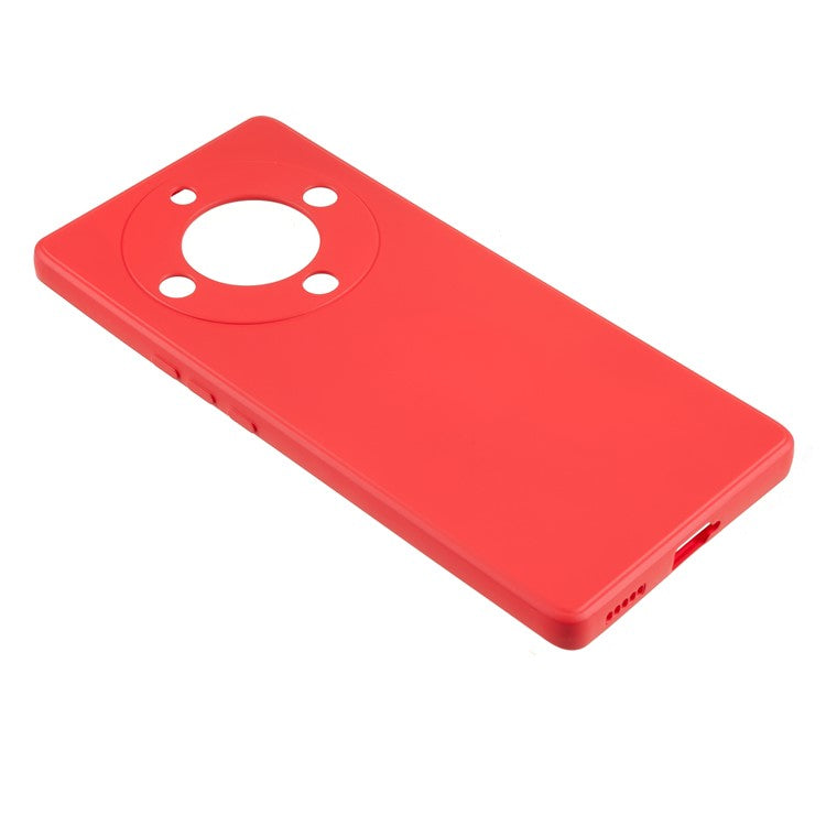 For Honor X40 5G / X9a 5G Rubberized Phone Case Fiber Lining Phone TPU Cover - Red