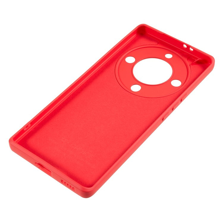 For Honor X40 5G / X9a 5G Rubberized Phone Case Fiber Lining Phone TPU Cover - Red