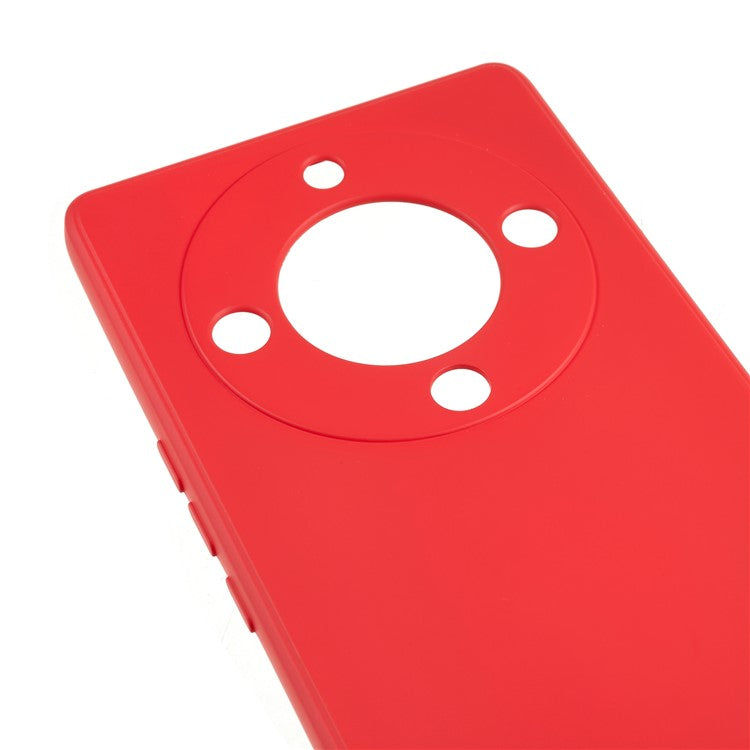 For Honor X40 5G / X9a 5G Rubberized Phone Case Fiber Lining Phone TPU Cover - Red