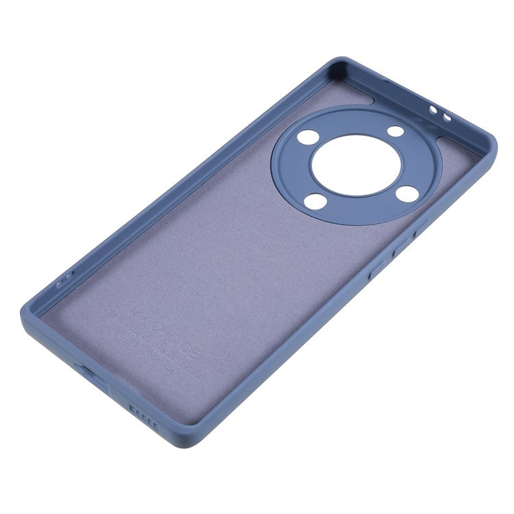 For Honor X40 5G / X9a 5G Rubberized Phone Case Fiber Lining Phone TPU Cover - Lavender Grey