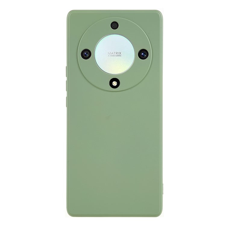 For Honor X40 5G / X9a 5G Rubberized Phone Case Fiber Lining Phone TPU Cover - Bean Green