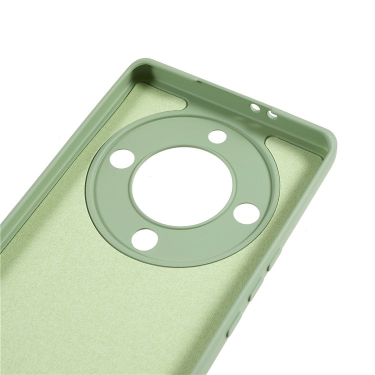 For Honor X40 5G / X9a 5G Rubberized Phone Case Fiber Lining Phone TPU Cover - Bean Green