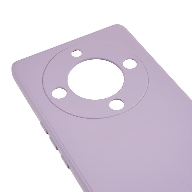 For Honor X40 5G / X9a 5G Rubberized Phone Case Fiber Lining Phone TPU Cover - Light Purple