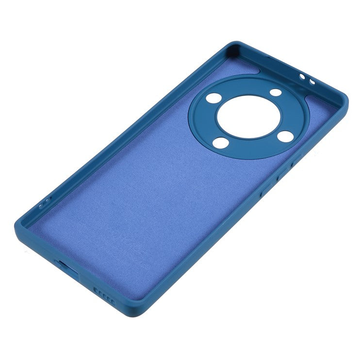 For Honor X40 5G / X9a 5G Rubberized Phone Case Fiber Lining Phone TPU Cover - Sapphire
