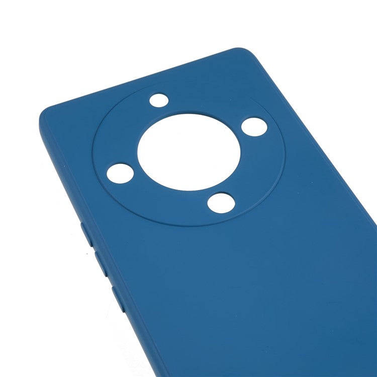 For Honor X40 5G / X9a 5G Rubberized Phone Case Fiber Lining Phone TPU Cover - Sapphire